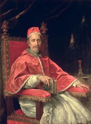 Portræt af pave Clemens IX (1600-69)